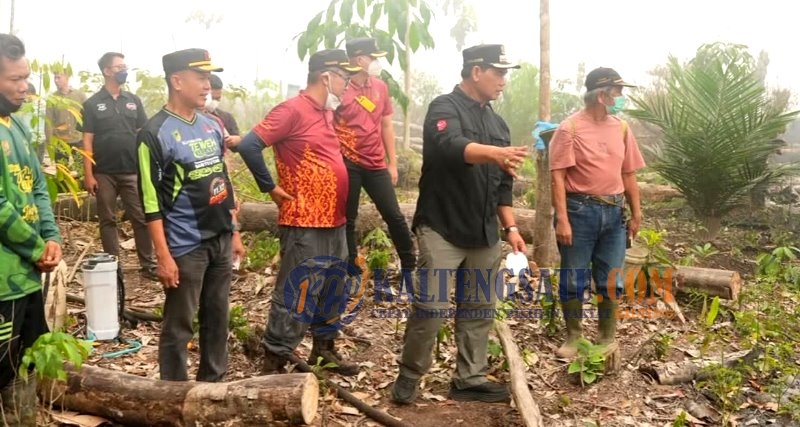 Bupati Instruksikan PUPR Siagakan Alat Berat Antisipasi Perluasan Karhutla di Teweh Selatan