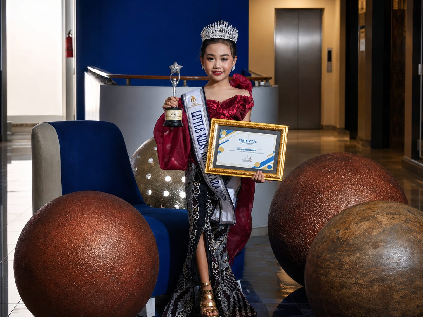 Harumkan Nama Kalteng, Adzkia Risty Juara 1 Little Kids Nusantara 2026